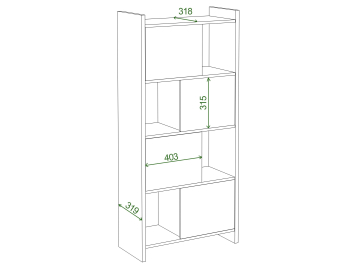 Стеллаж СТЛ-ЗВ Ш