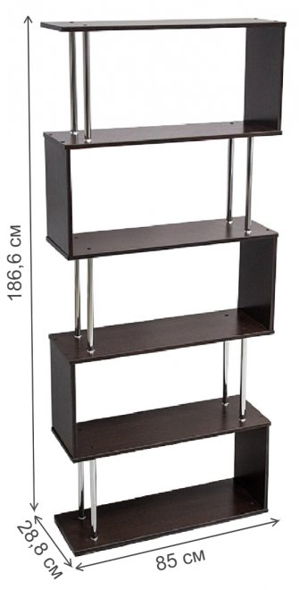 Стеллаж Т0018363 венге