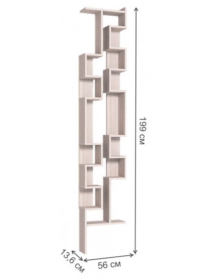 Стеллаж Twist бодега светлый