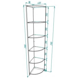 Стеллаж Мебелайн-1