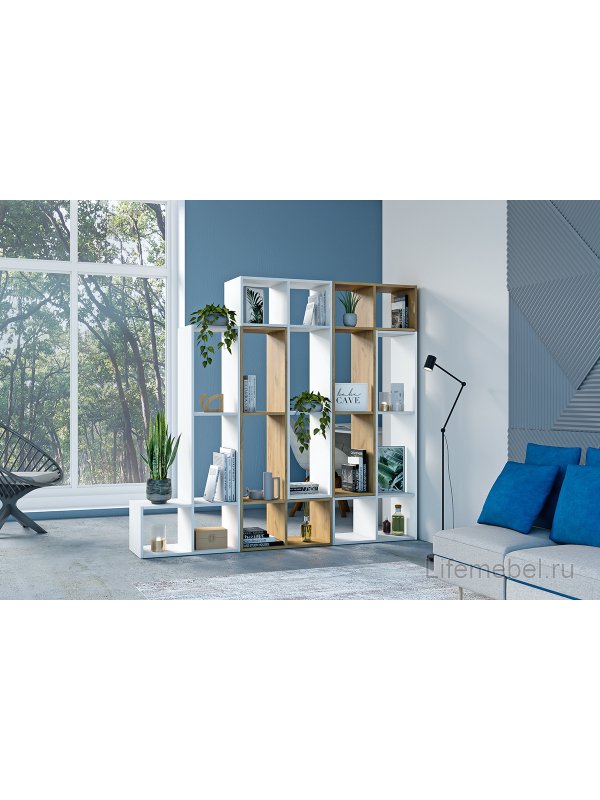 Стеллаж Универсальный ясень светлый