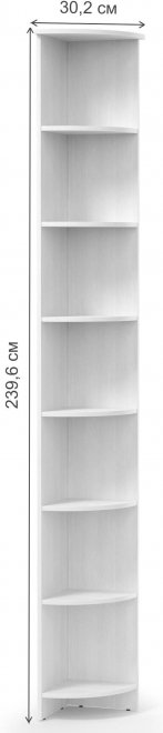 Стеллаж В-22 дуб кальяри