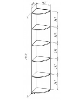 Стеллаж Shine 1