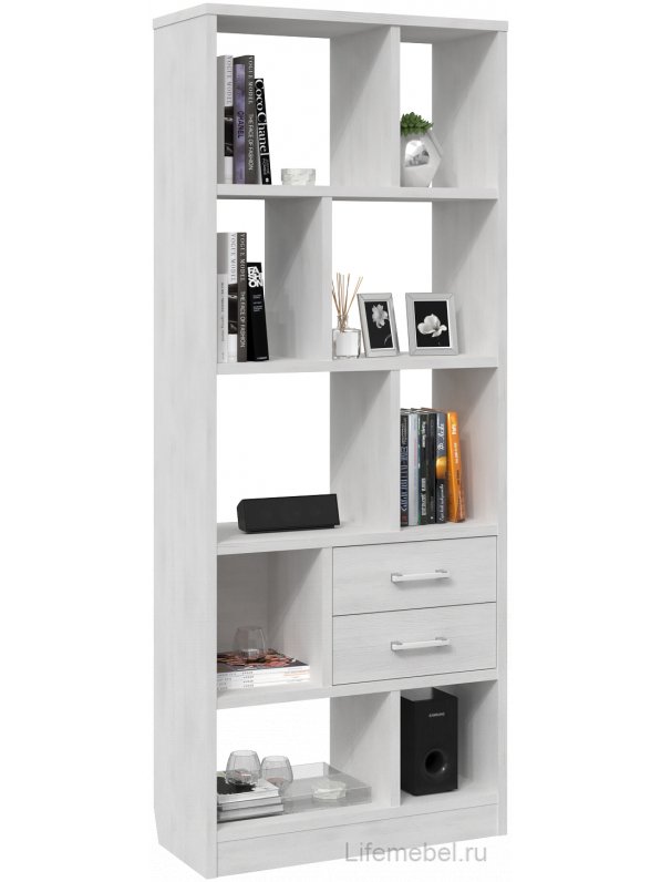 Стеллаж Виктория ВИ-2К северное дерево светлое