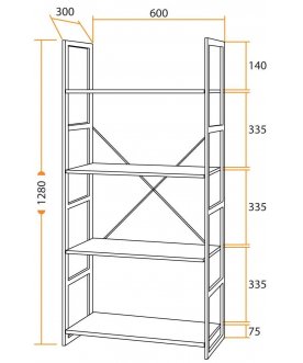 Стеллаж WS-01