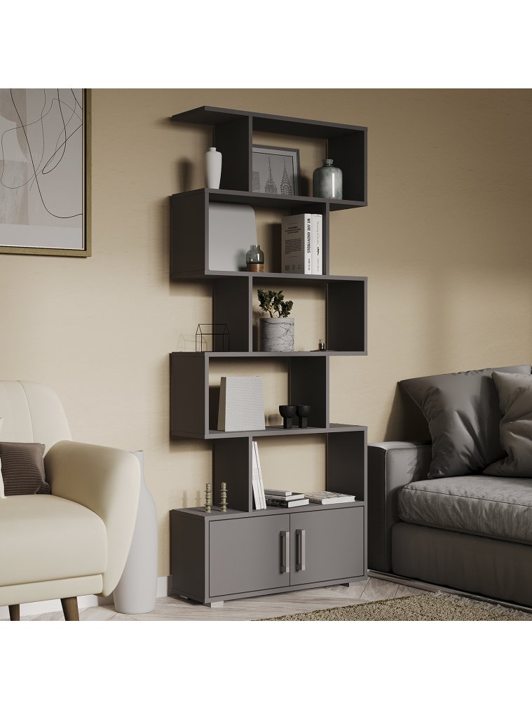 Стеллаж Zett лдсп графит