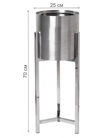 Комплект цветочниц 13RXFP3105L-SILVER серебро