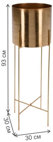 Цветочница A71000100 золото