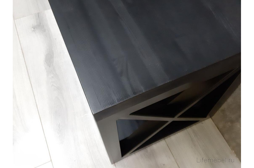 Тумба Akur Loft Tacoma металлокаркас черный декор черный