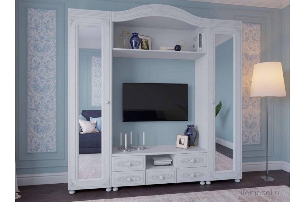 ТВ-тумба Ассоль АС-56 белое дерево