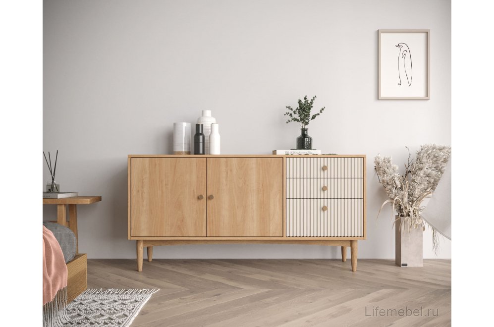 Тумба Баббл (Bubbles) BBL05S Орех