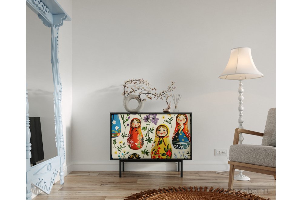 Тумба Эмерсон (Emerson) EM02/Art04 черный