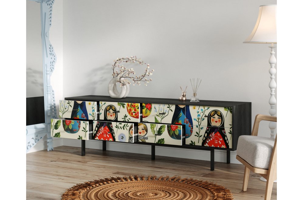 Тумба Эмерсон (Emerson) EM03/Art04 черный