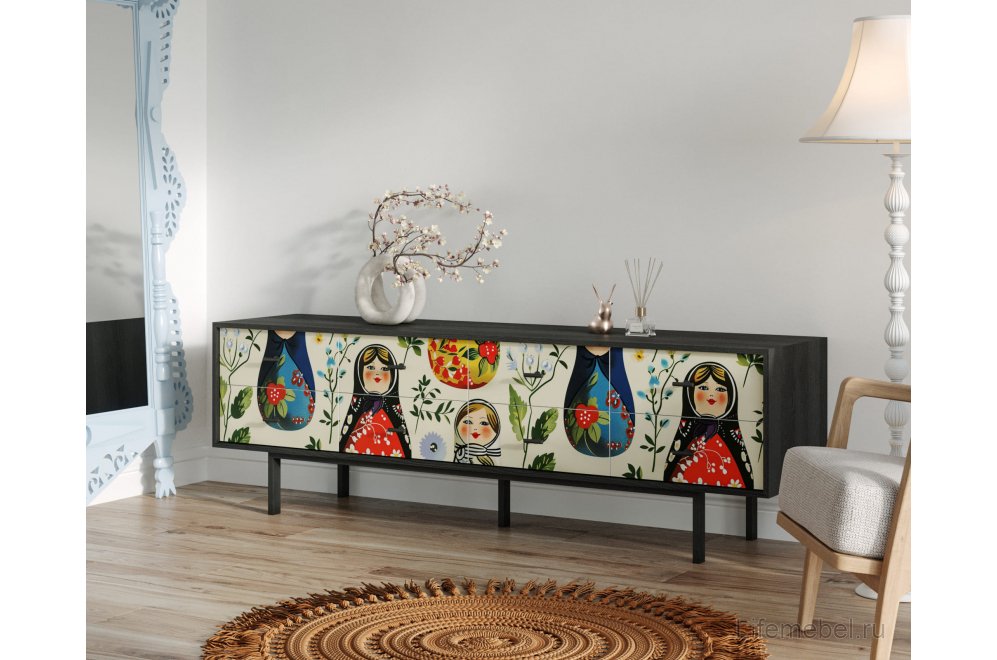 Тумба Эмерсон (Emerson) EM03/Art04 черный