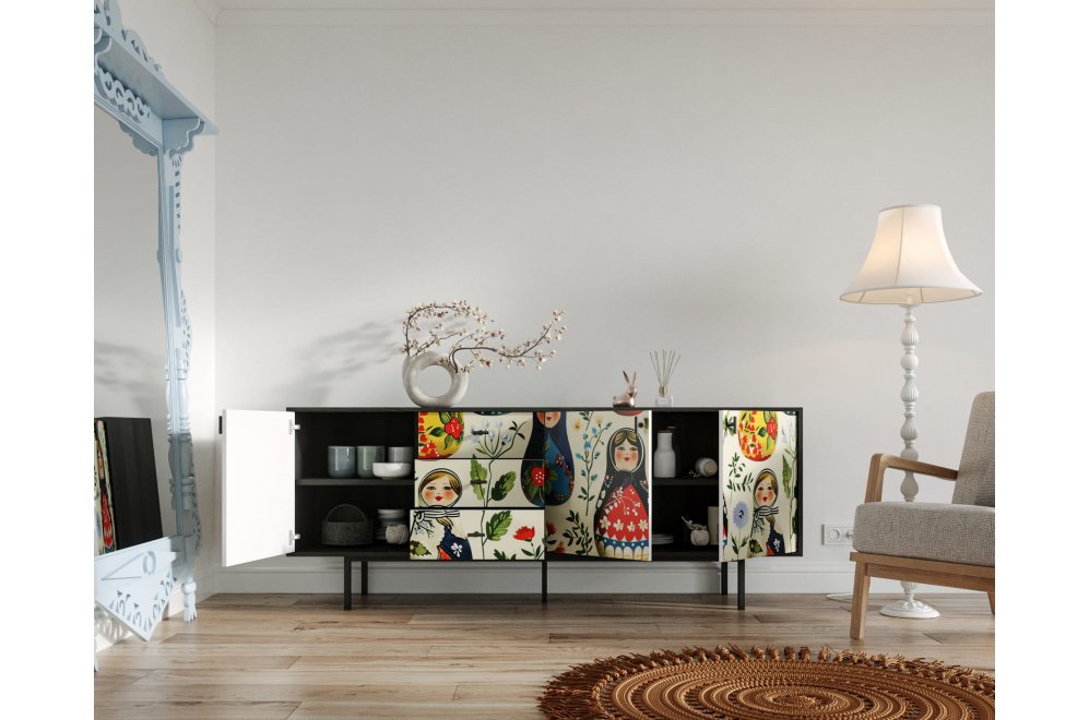 Тумба Эмерсон (Emerson) EM07/Art04 черный