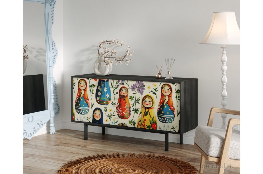 Тумба Эмерсон (Emerson) EM08/Art04 черный