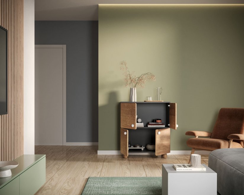 Тумба Сплит (Split) SP01 коричневый