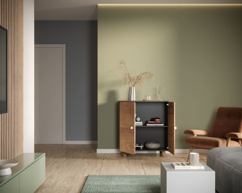 Тумба Сплит (Split) SP02 коричневый