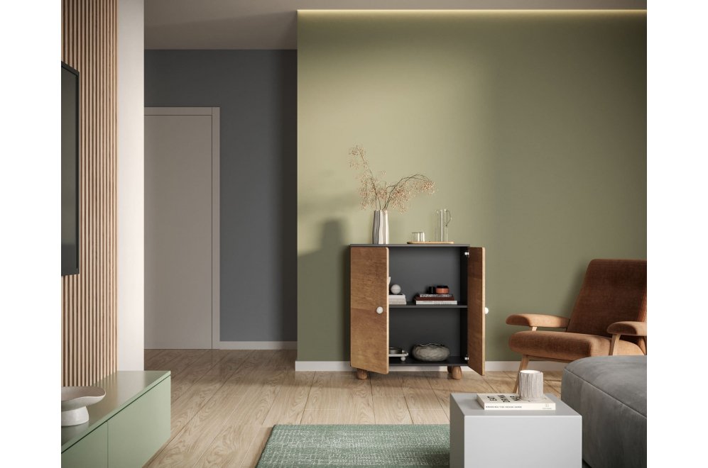 Тумба Сплит (Split) SP02 коричневый