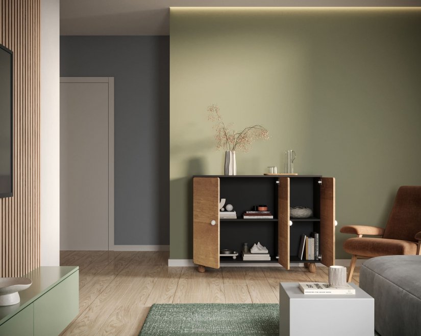 Тумба Сплит (Split) SP04 коричневый