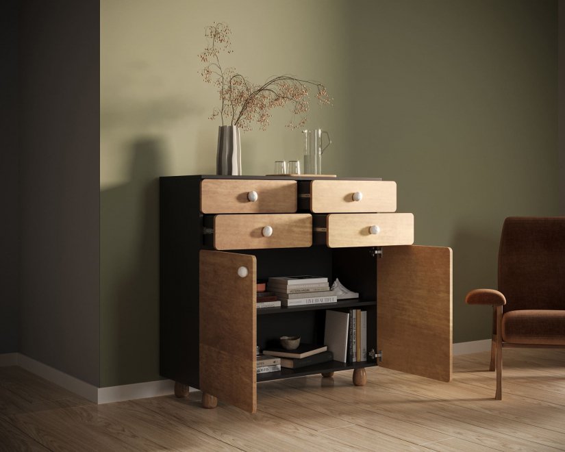 Тумба Сплит (Split) SP19 коричневый