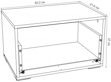 ТВ-тумба Summit 10 26 НМ 011.86-02