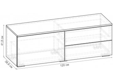 ТВ-тумба ТВ-тумба 1200 Т.022.1200-01