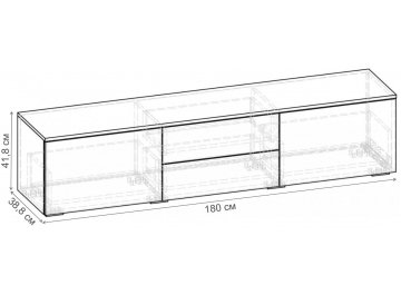 ТВ-тумба ТВ-тумба 1800 Т.030.1800-01