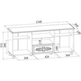 ТВ-тумба Ассоль АС-13