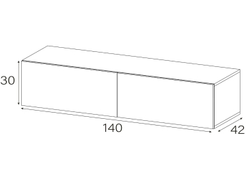 ТВ-Тумба Идена ТБН06-1400