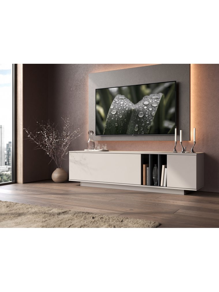 ТВ-тумба Ильсана кашемир / графит