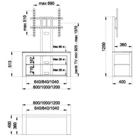 ТВ-тумба Марсель ПС 120