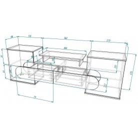 ТВ-тумба Мебелеф-5