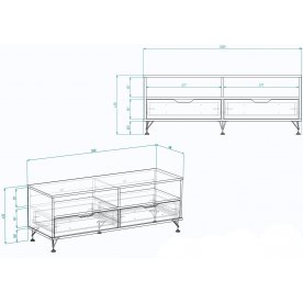 ТВ-тумба МегаKraft 002