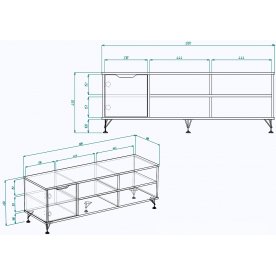 ТВ-тумба МегаKraft 007