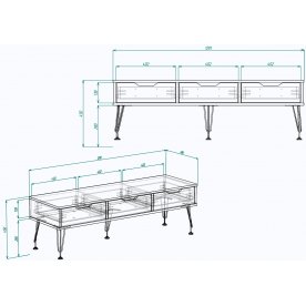 ТВ-тумба МегаKraft 013