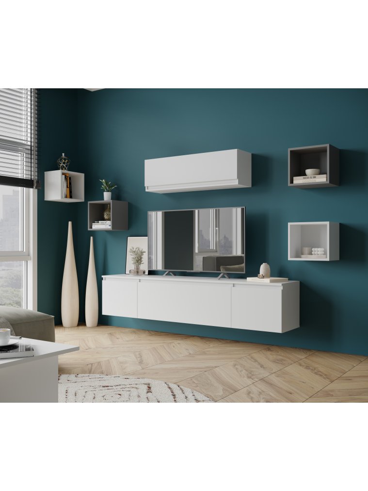 ТВ-тумба Мэнкс белый