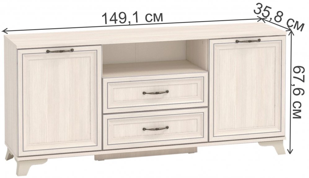 ТВ-тумба Джассан бодега светлый