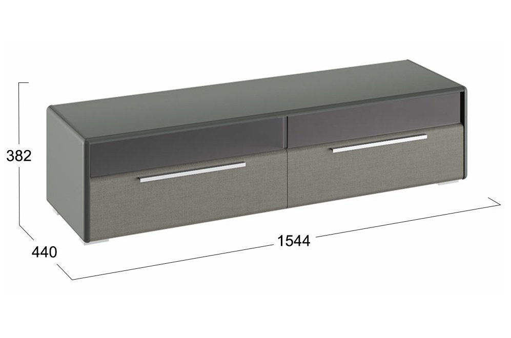 ТВ-тумба Наоми ТД-208.03.11 джут / фон серый