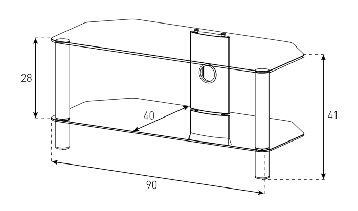 ТВ-тумба Neo 290 С SLV