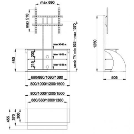 ТВ-тумба Ракурс ПС 120