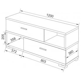 ТВ-тумба СБ-40/2