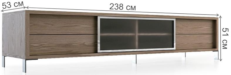 ТВ-тумба Style орех