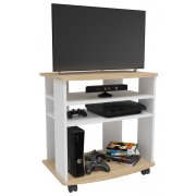 дуб сонома / белый