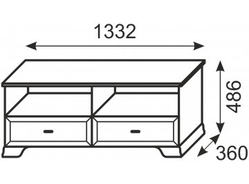 ТВ-тумба Венеция 13