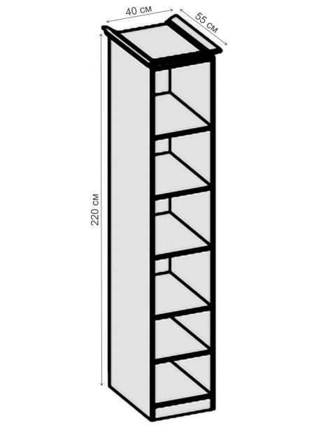 Шкаф Аллегро Прованс вариант 9 бодега / сандал белый