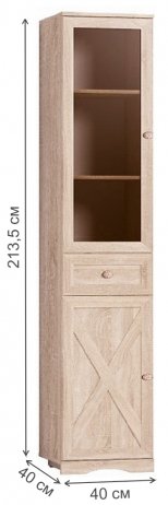 Шкаф Адель (Adele) 82 дуб сонома