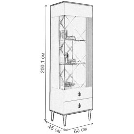 Витрина Rimini Solo