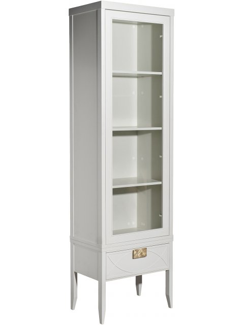 Витрина Аурум один ящик бежевая