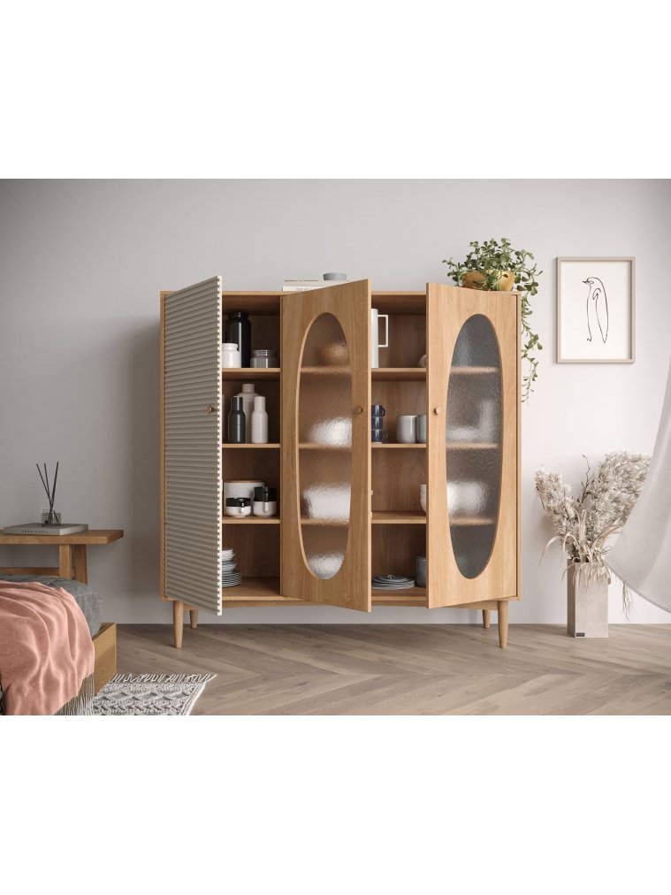 Витрина Баббл (Bubbles) BBL13 Орех